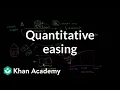 Quantitative easing Money banking and central banks Finance Capital Markets Khan Academy