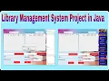 Library Management System Java MySQL Full Project Source Code Included SSSAM Academy