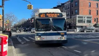 B61 bus announcements to Downtown Brooklyn-Fulton Mall Vianova NSS