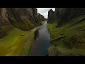 FPV Drone Flight through Beautiful Iceland Canyon