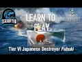 Lagu World of Warships - Leer spelen: Tier VI Japanse torpedobootjager Fubuki