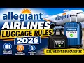 Allegiant Airlines Baggage Policy 2026 Carry-On Personal Item Checked Bag Rules Explained