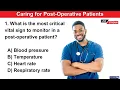 Caring for Post-Operative Patients - CNA PCT Practice Exam Questions