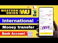 International money transfer free Western union online money transfer to bank account