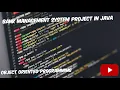 bank management system project in java with source code for beginners