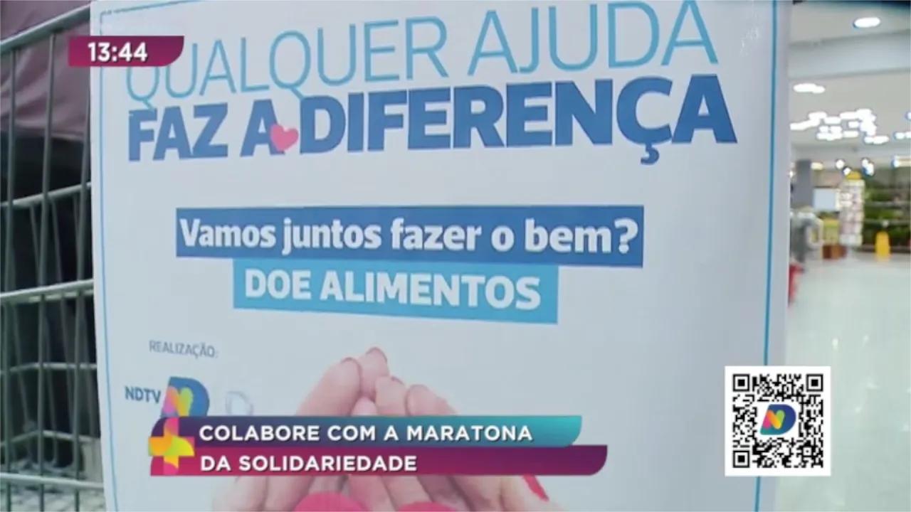 Colabore com a Maratona da Solidariedade