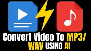 how to use ai to convert video to audio fast mp3 wav