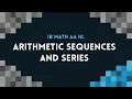 Arithmetic Sequences and Series example IB Math AA HL