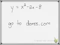 How to Find the Table of a Quadratic Equation using DESMOS