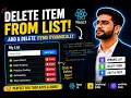 Delete Item from List