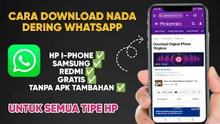 cara download nada dering whatsapp untuk semua tipe hp