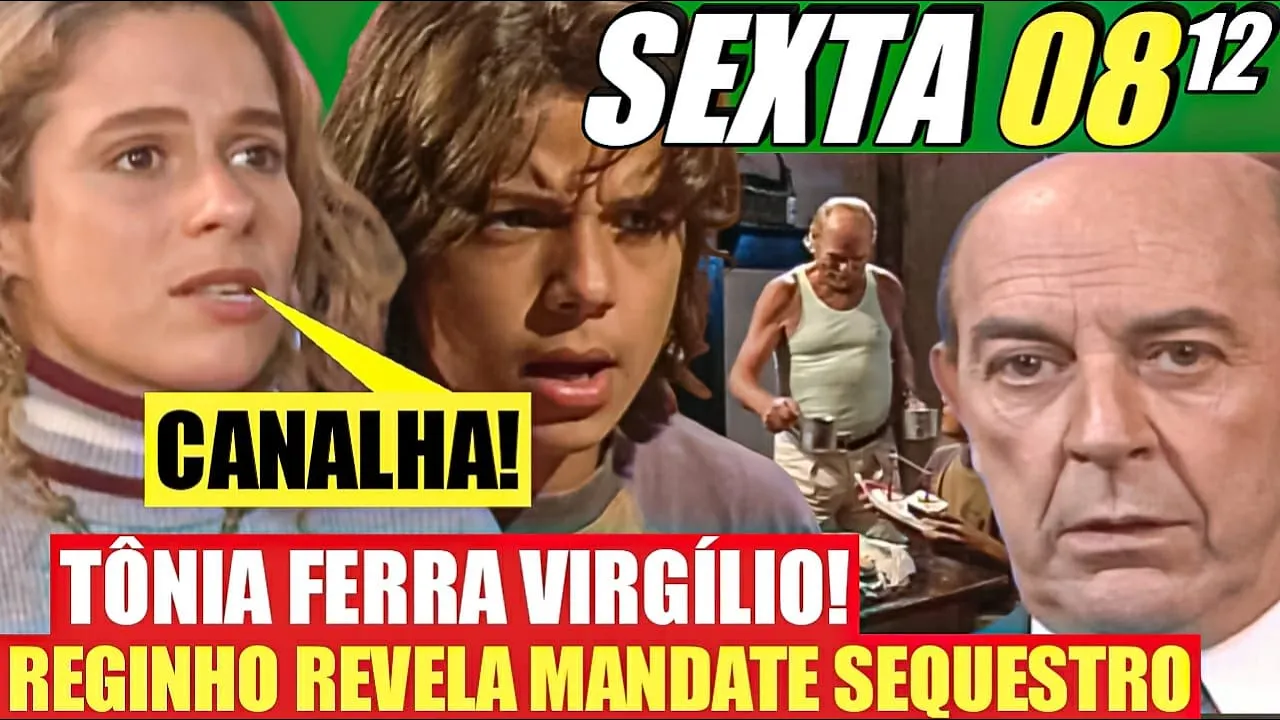 MULHERES DE AREIA Capítulo de hoje SEXTA 08/12 - Resumo da novela mulheres de areia hoje
