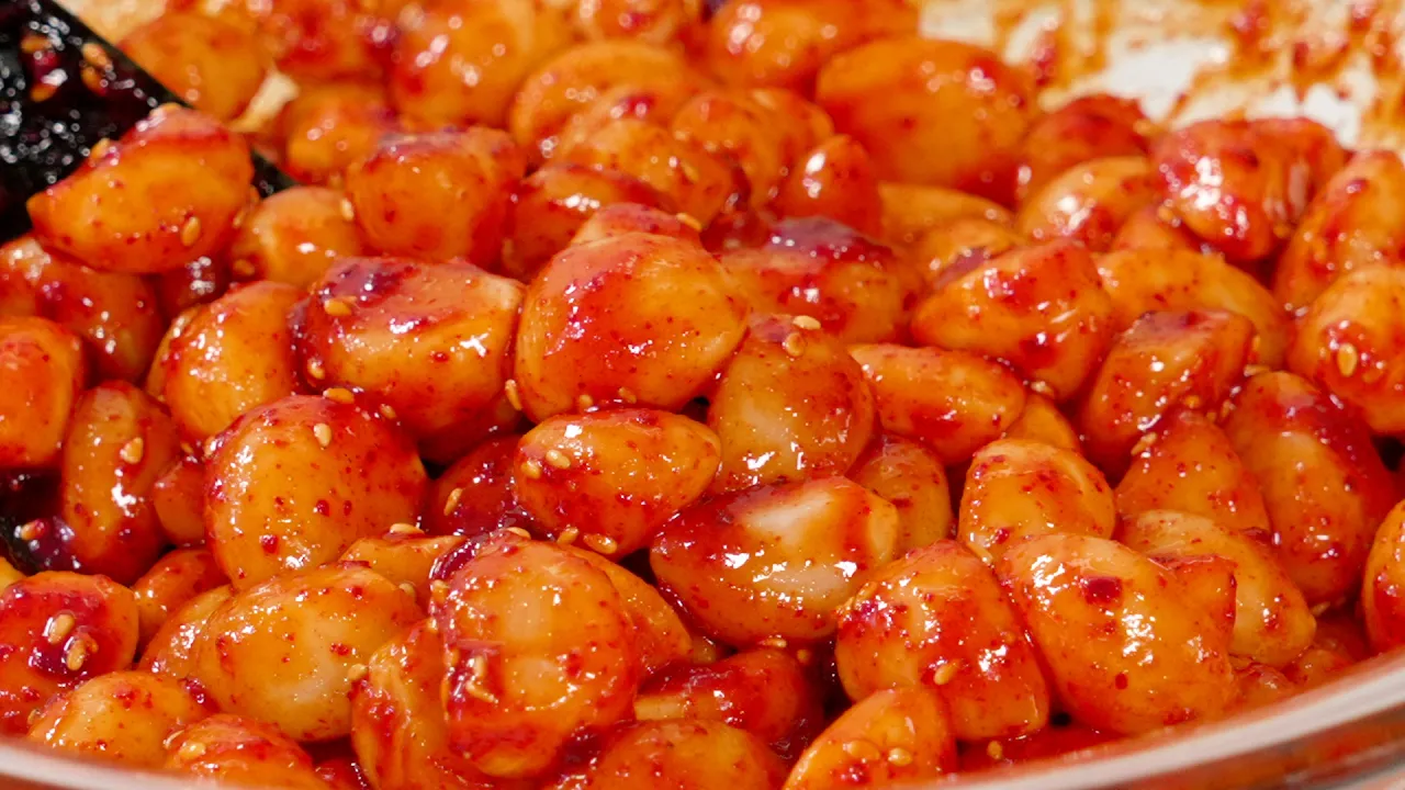 햇마늘 고추장 장아찌