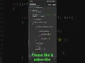 K pattern print of in c program c programming