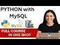 Python with MySQL - Complete Guide for Beginners CRUD DDL DML TCL More