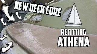 Sail Life – Core replacement, side decks…done! DIY sailboat repairs