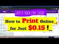 Cheap laser printing online for 15 cents at FedEx
