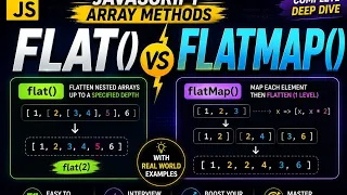 JavaScript flat vs flatMap Explained in Depth Array Methods Complete Guide with Examples
