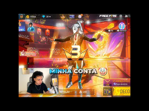 MINHA VERDADEIRA CONTA! 💀 #ff #freefire