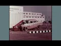 Vintage CAR CRASH Test Compilation HISTORIC IN COLOR Break Away Pole Protective Barriers
