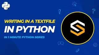 Python Tutorial for Beginners Writing in a Textfile