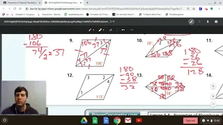 Special Parallelograms Assignment Walkthrough