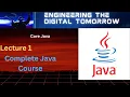 Introduction to Java Language Lecture 1 Complete Placement Course