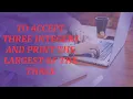 To accept three integers and print the largest of the three Using if statement in C language C