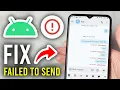 Fix Failed To Send Text Message On Android - Step By Step