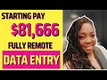 High-Paying Full-Time Remote Data Entry Job Starting at 81 666 Annually