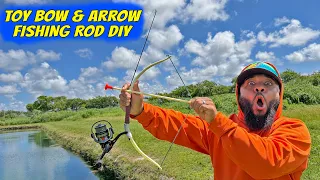 TOY Bow and Arrow Fishing DIY - Will It Catch Fish?