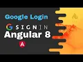 Google Login Angular 8 9