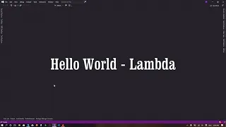 Alexa NET - Hello World with AWS Lambda