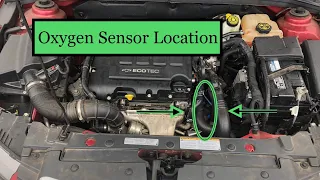 2013 Chevrolet Cruze and Sonic Oxygen Sensor Location aka O2 Sensor