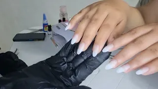 Applying gel nails: step-by-step tutorial , Gelnagels zetten : stap voor stap tutorial