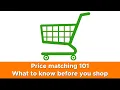 Price matching 101 What to know before you shop