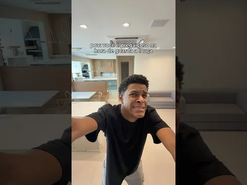 quando você é preguiçoso na hora de guardar a louça