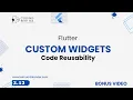 2 13 - Custom Reusable Widgets in Flutter