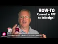Convert PDF to InDesign