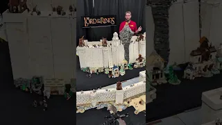Huge LEGO Minas Tirith Battle by Kyle Marley & Alberto Casal