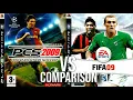 PES 2009 Vs FIFA 09 PS3