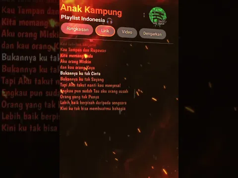 Lirik Lagu Dj Anak Kampung Thailand Style 🎧🎶 #anakkampung