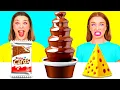 Download Lagu Desafío De Fuente De Chocolate | Divertida Guerra Alimentaria por BaRaDa Gold Challenge