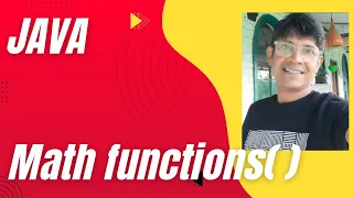 Math functions in Java mathematical function Math functions