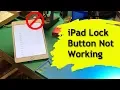 iPad Lock Button Not Working After Screen Replacement