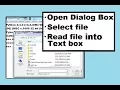Python GUI read file contents into TextBox
