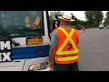 MTA NYCT DOB CDL Training - Description and Demonstration of off-set parking to the right