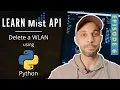 E06 Learn Mist API with Mini Python Scripts - Delete a WLAN