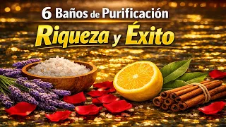 6 baños espirituales que desbloquean prosperidad y éxito personal.