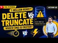DELETE vs TRUNCATE in MySQL Key Differences Explained SQL Tutorial Part 48